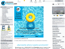 Tablet Screenshot of latiendadelalimpieza.com
